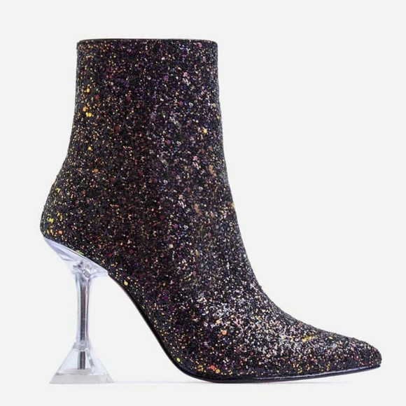 𝙉𝙀𝙒 𝙄𝙉🖤Midnight Kiss Pyramid Heel - MERMAID - Picture 3 of 6